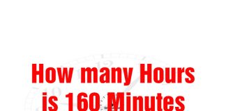 How many Hours is 160 Minutes