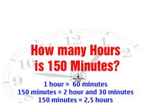 How many Hours is 150 Minutes. Covert 150 minutes to hours